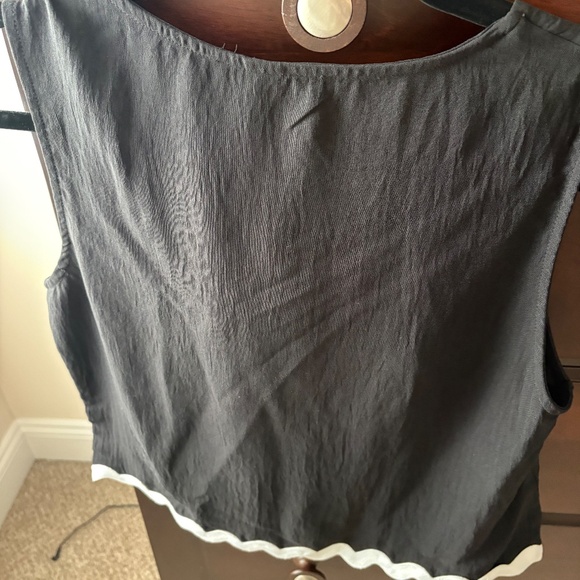 Size Small RicRac Short and Tank Set - Black and White - Picture 3 of 3